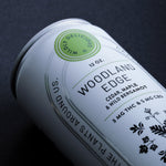 Heti CBD & THC Beverage in flavor Woodland Edge is Cedar, Maple, and Wild Bergamot.