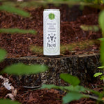 Heti CBD & THC Beverage in flavor Woodland Edge is Cedar, Maple, and Wild Bergamot.