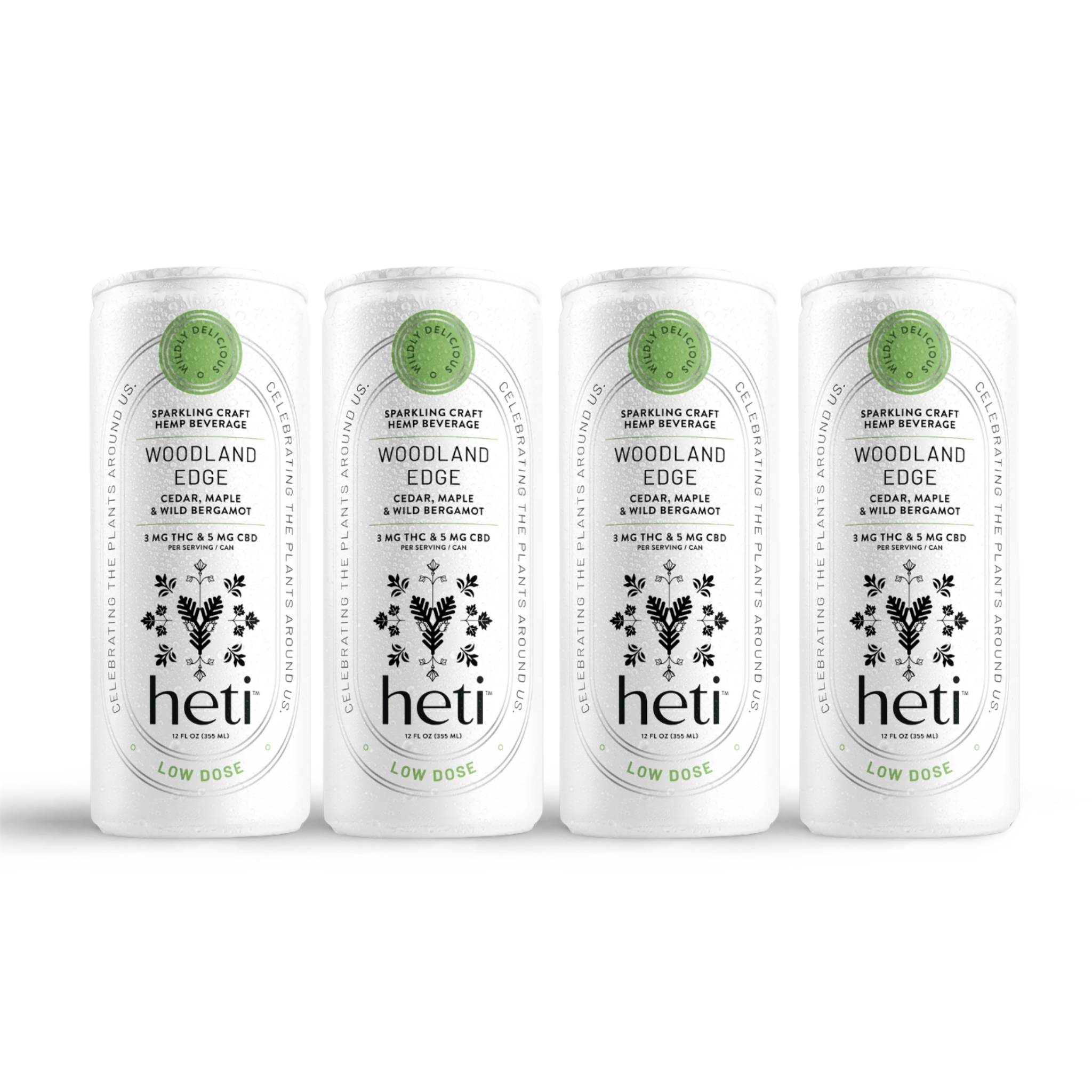 4 Pack Of Heti THC Beverages In Flavor Woodland Edge
