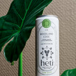 Heti CBD & THC Beverage in flavor Woodland Edge is Cedar, Maple, and Wild Bergamot.