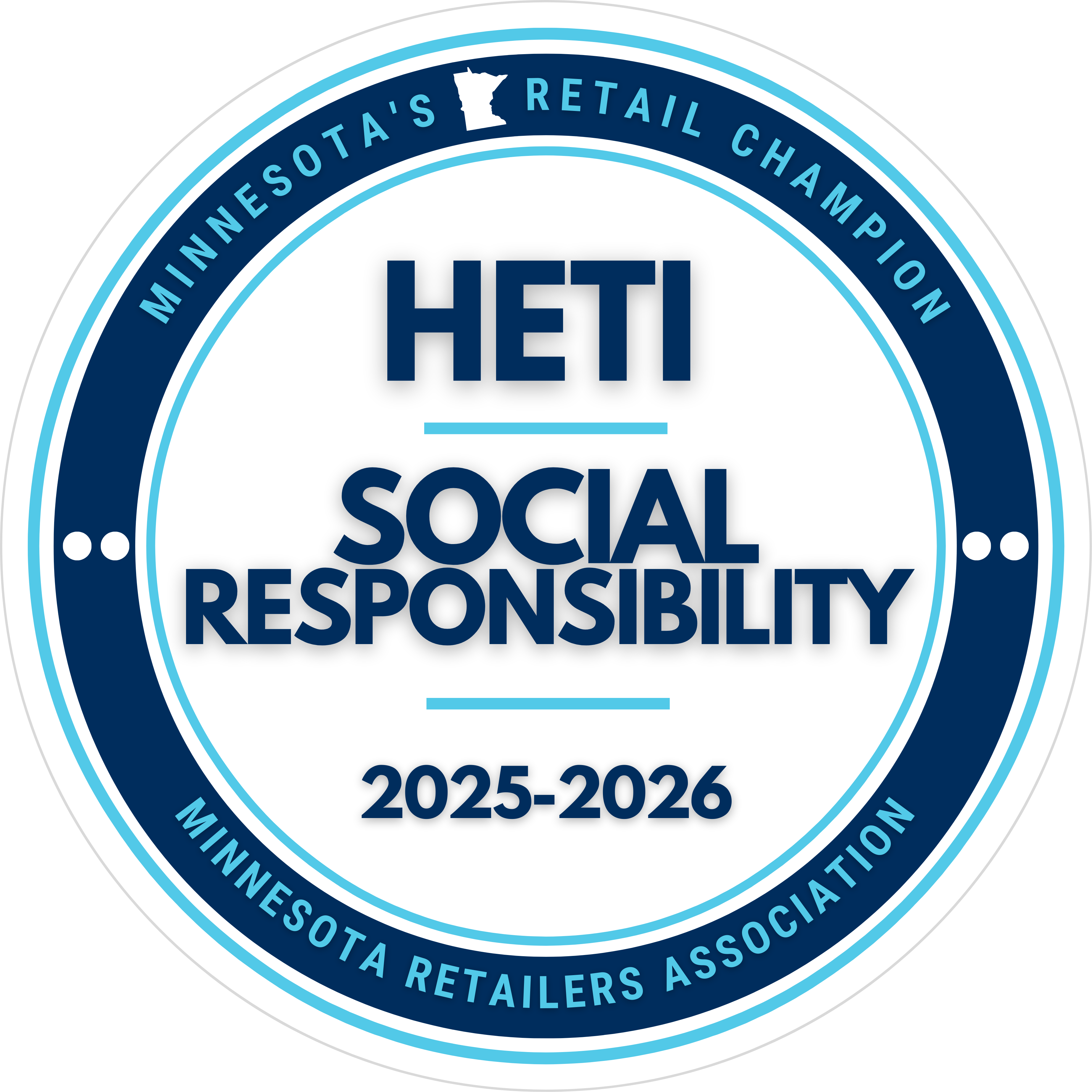 Heti Recognized With Social Responsibility Award - Minnesota Retailers Association 2025 - 2026