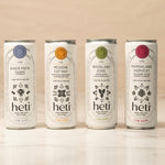 Heti Cannabis Seltzer Variety Pack With Flavors Like Blueberry, Wild Mint, Cranberry, And Maple.