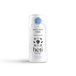 Heti THC beverage can in flavor River Path which is blueberry and rosehip