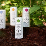 Heti Cannabis Seltzer Variety Pack With All Natural Vegan Ingredients And Flavors Like Blueberry, Wild Mint, Cranberry, And Maple.